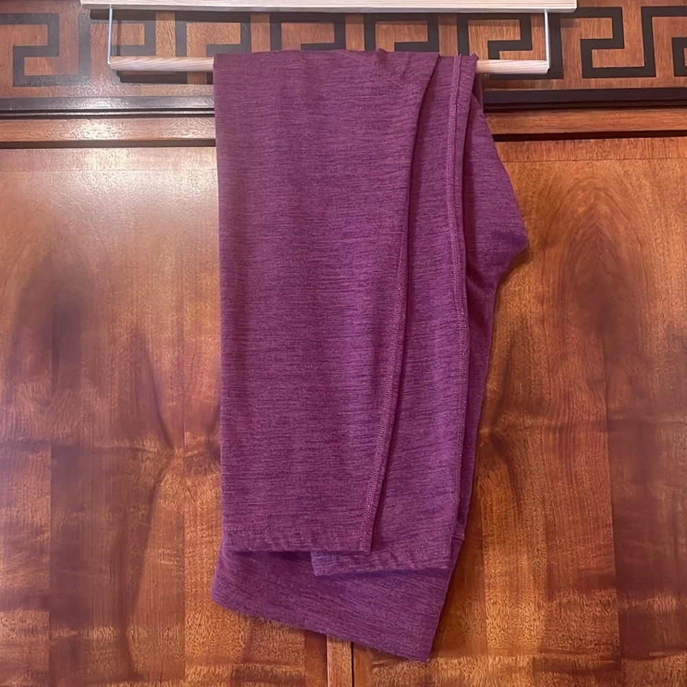 Joy Lab Women's Leggings Medium Burgundy Heather High Rise Athletic Gym Running - Picture 10 of 14